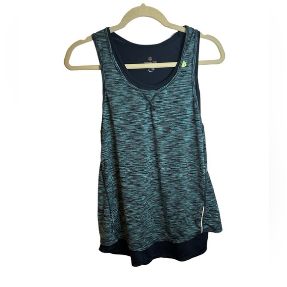 TANGERINE LAYERED RACERBACK TANK - Picture 1 of 4